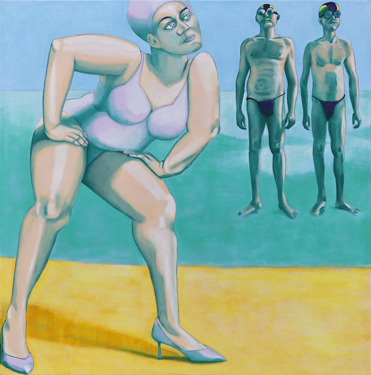 Susanna im Bade, Öl auf Leinwand, 110 x 110 cm